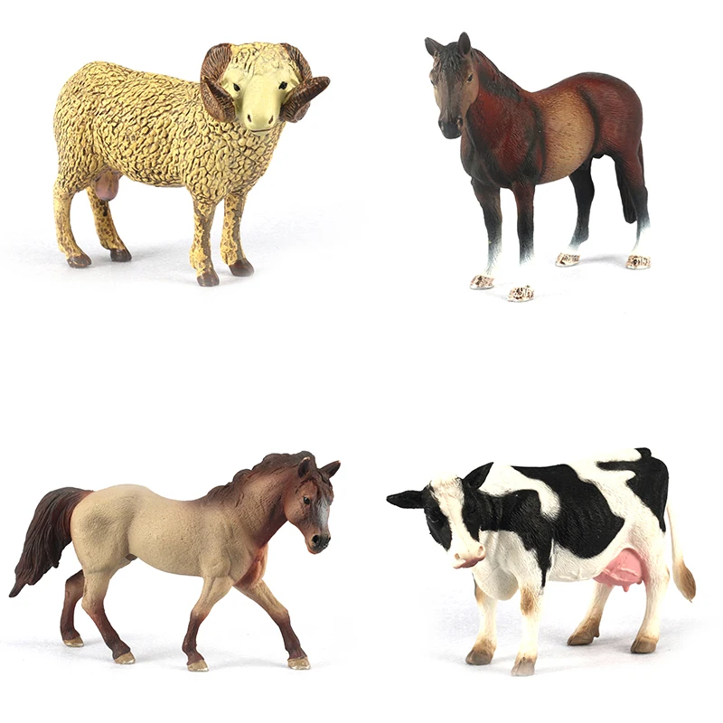  Детский фермер игрушечная ферма с пластиковыми животными