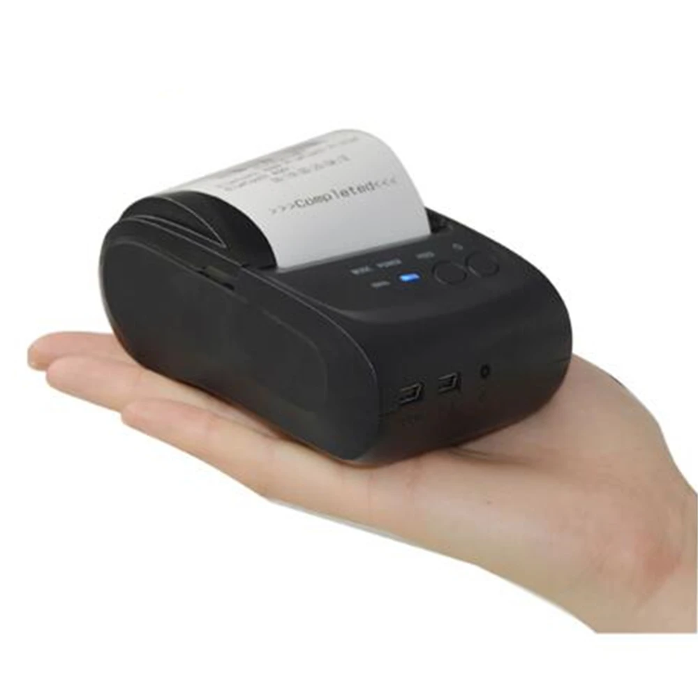 5802 Printer Handy BT Printer 58mm Thermal Receipt POS Printer Mini Portable Size