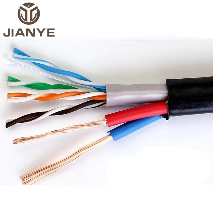 Сетевой кабель UTP Cat6 4 пары твердых проводов внутренний Lan/Интернет/Ethernet из ПВХ и