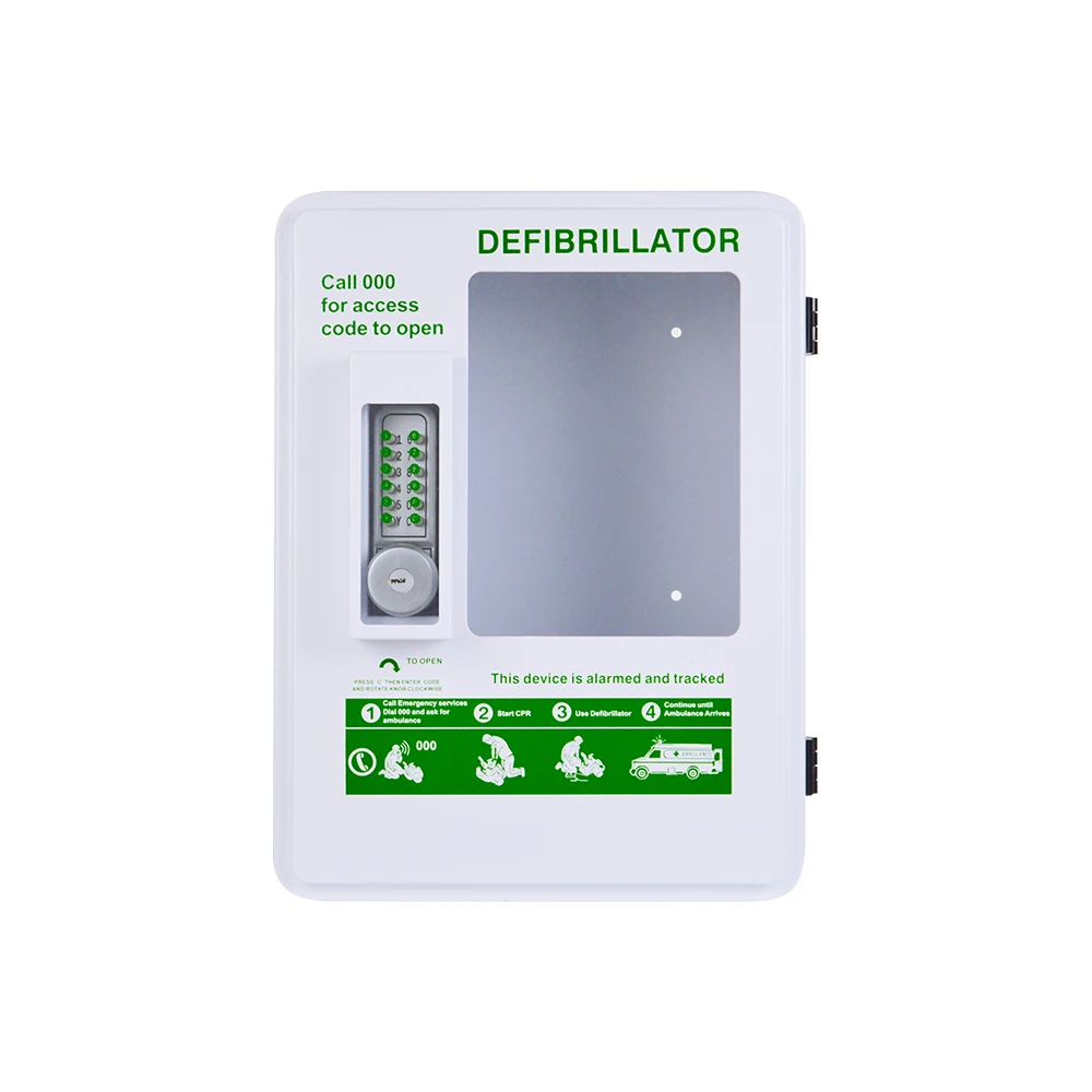 WAP Manufacturers M3K Outdoor Defibrillator Heating First Aid Mount Metal AED Cabinet