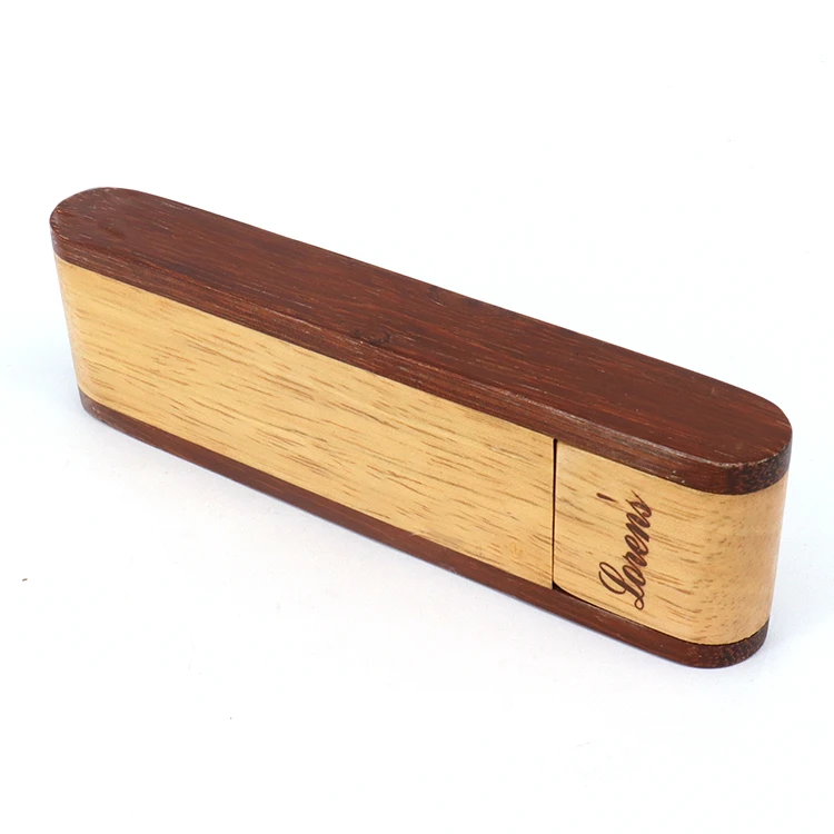 Деревянная Подарочная коробка с шарнирами на заказ, Упаковочная мини-коробка из натурального дерева