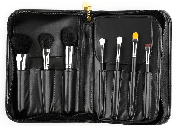 24 pcs Professional private label bag Goat Animal Natural hair Makeup Brush Set