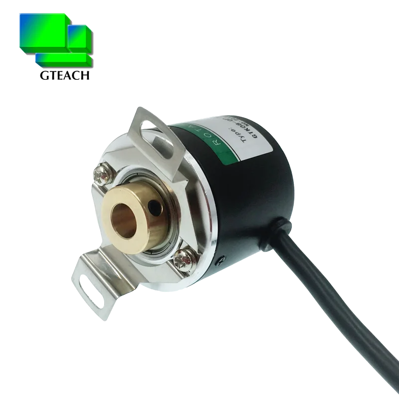 Diameter 38mm hollow shaft 8mm type optical incremental rotary encoder 360 pulses AB phase
