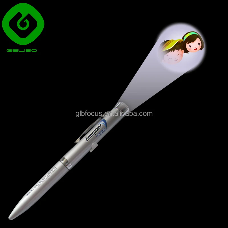 Лидер продаж, светодиодный лазерный проектор логотипа, светодиодная ручка с проекцией логотипа на заказ для рекламы