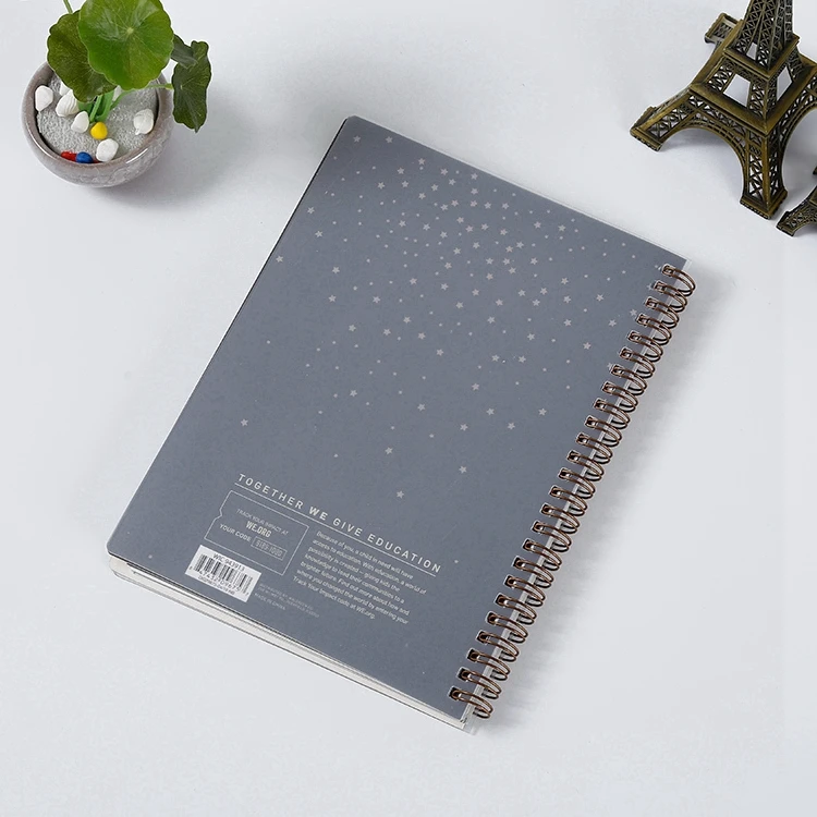 Promotional pretty school stationery debossed planner journal notebook