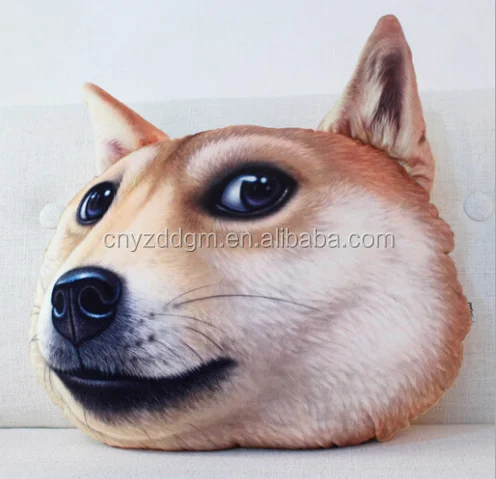 NEW 100%Cotton 3D Cute plush Cat Dog Pillow Cushion With Filling Stuffed Toy Plush Christmas cat cushion pillow