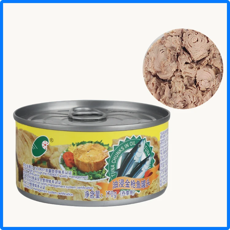 120g High quality Canned tuna fish flake made in China