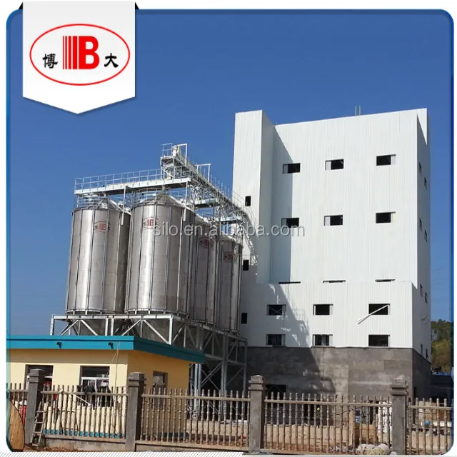 
Top leading manufacturer of grain storage steel silos, small silos for Peru farm 