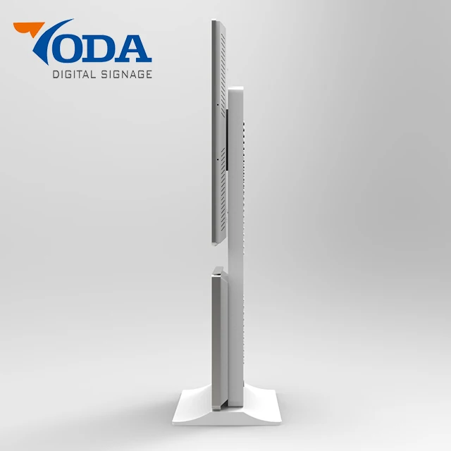 43 inch moveable horizontal/vertical rotate kiosk touch screen lcd kiosk