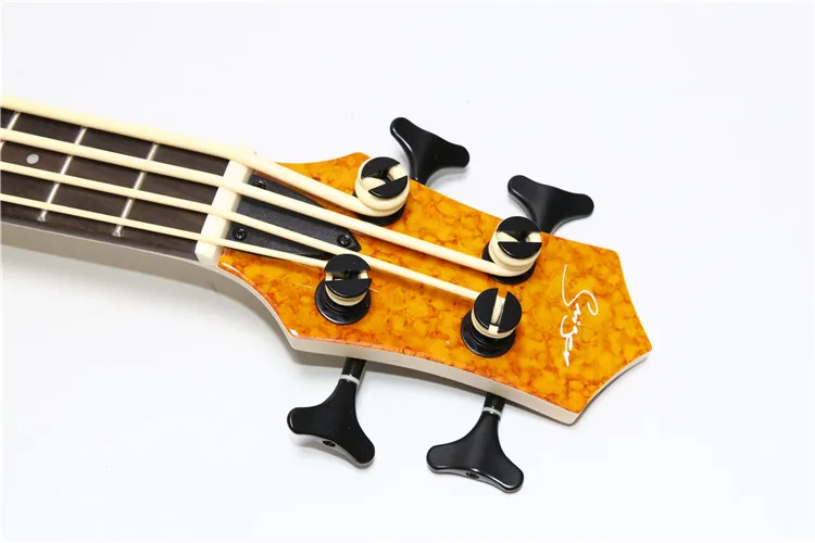 Made in China OEM hight quality all soild poplar 4 string Electric Ukulele bass