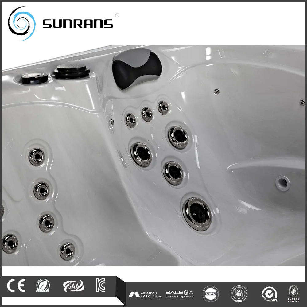 Sunrans 2021 Luxury air jet whirlpool massage outdoor spa hot tub