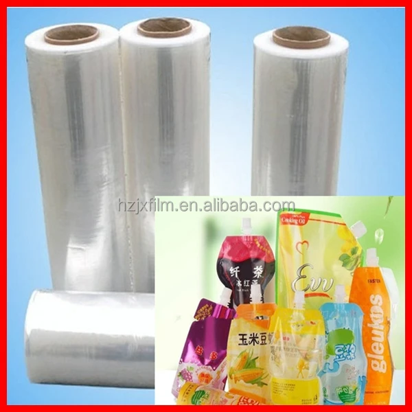 food grade plastic film roll/opp plastic film rolls/PET shrink film for food packaging