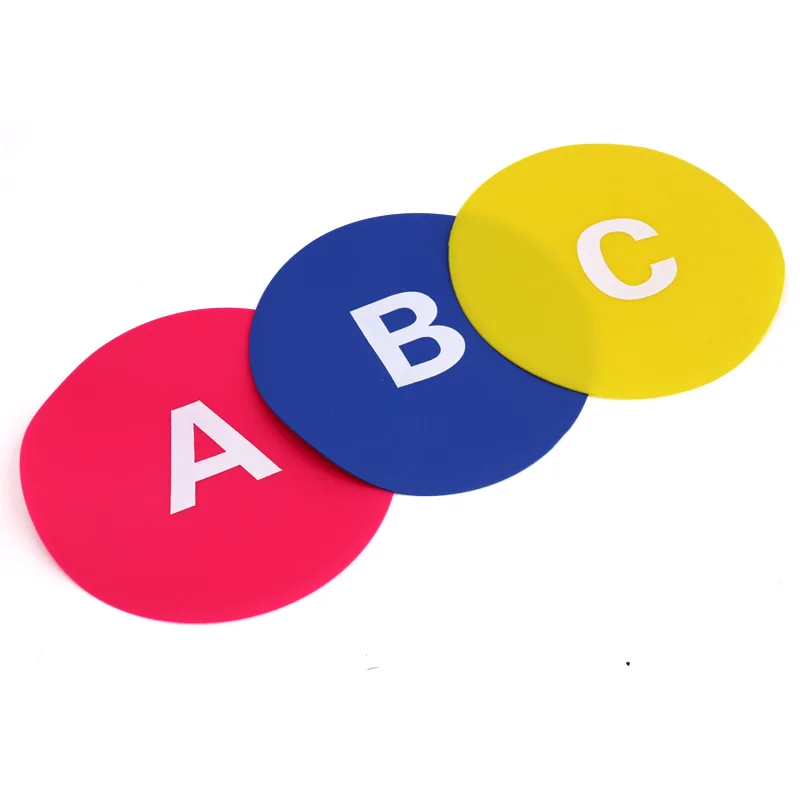 Agility Flat Disc Cones Perfect for Soccer, Football, Basketball training markers