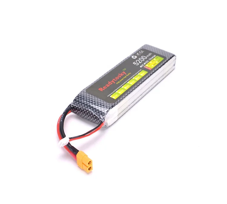 A Level 11.1V 5200mAh 3S 35C Li-po Battery energy sources Multi-rotor helicopter XT60 / T Plug Connector