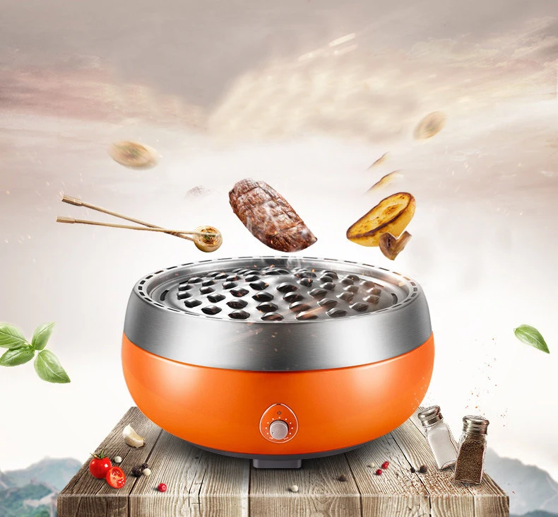 Japanese Style Stovetop BBQ Grill Steak Pan Stove Set Kitchenware Wholesale Restaurant Charchoal Plancha Smoker