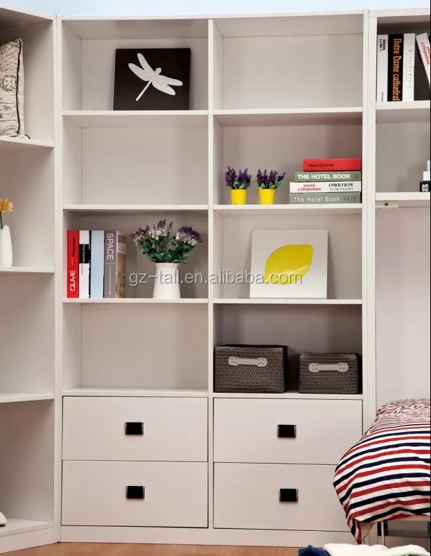 2016 Новый стиль Складной кровати механизм Modren Мерфи wall bed с bookcask