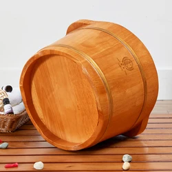 Promote blood circulation pedicure wooden foot basin foot spa tub