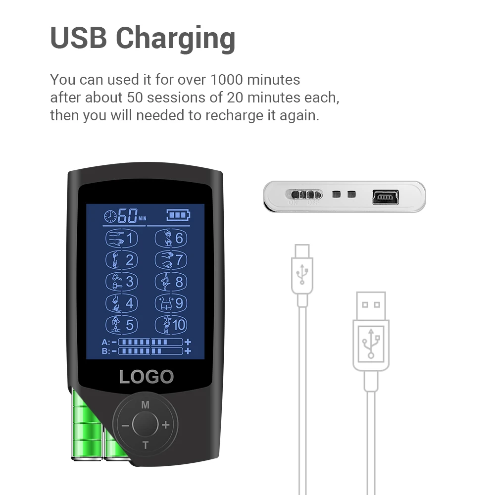 vibrating anti cellulite massage machine &  2 channels electric pulse massager, comfort rest smart vacuum pulse massager