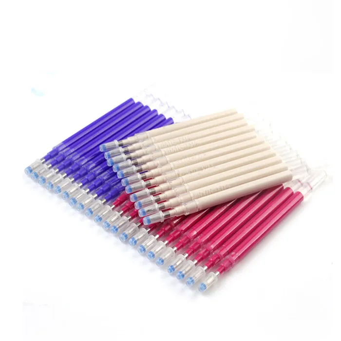 Textile Pen Heat Sensitive Ink Refill Erasable Disappearing Fading Fabric Pen for leather Marking