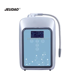 Best selling 7 plates Blue color glass touch screen with inner filter alkaline water ionizer