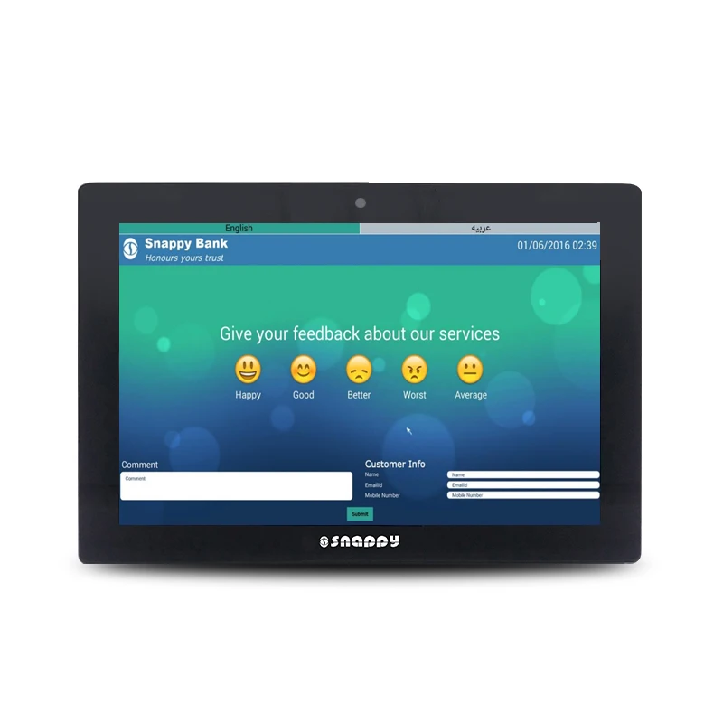 10-дюймовый сенсорный ЖК-экран сервис по оценке покупателей комментарий системы