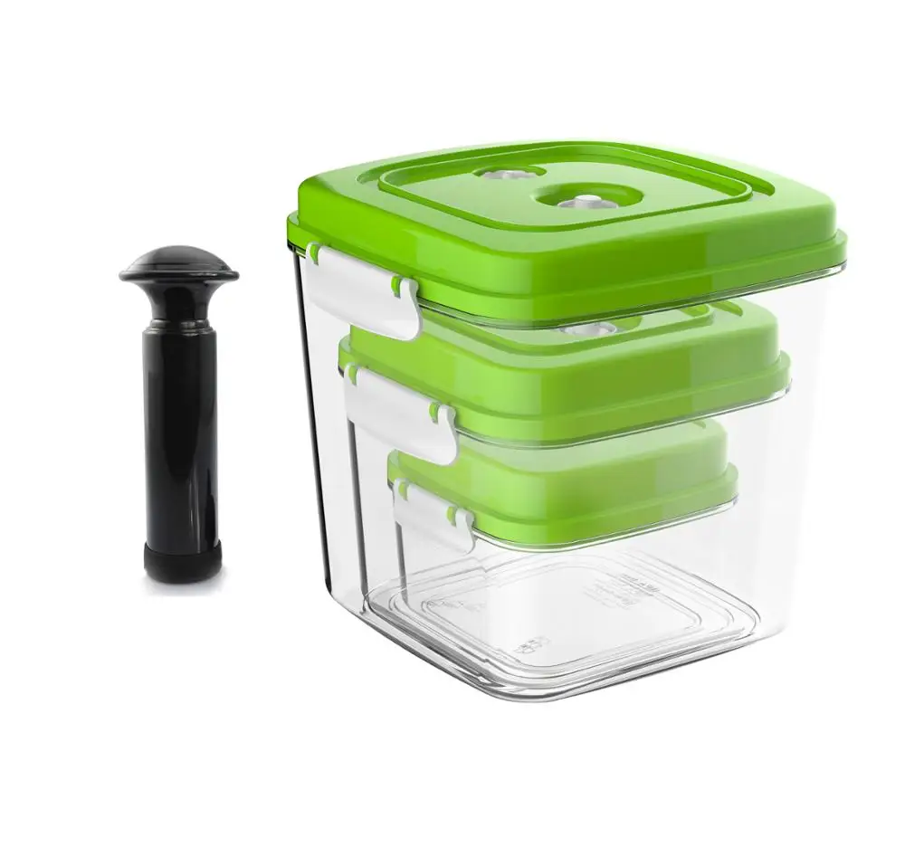 Food Storage Vacuum Sealed Fresh Container Set