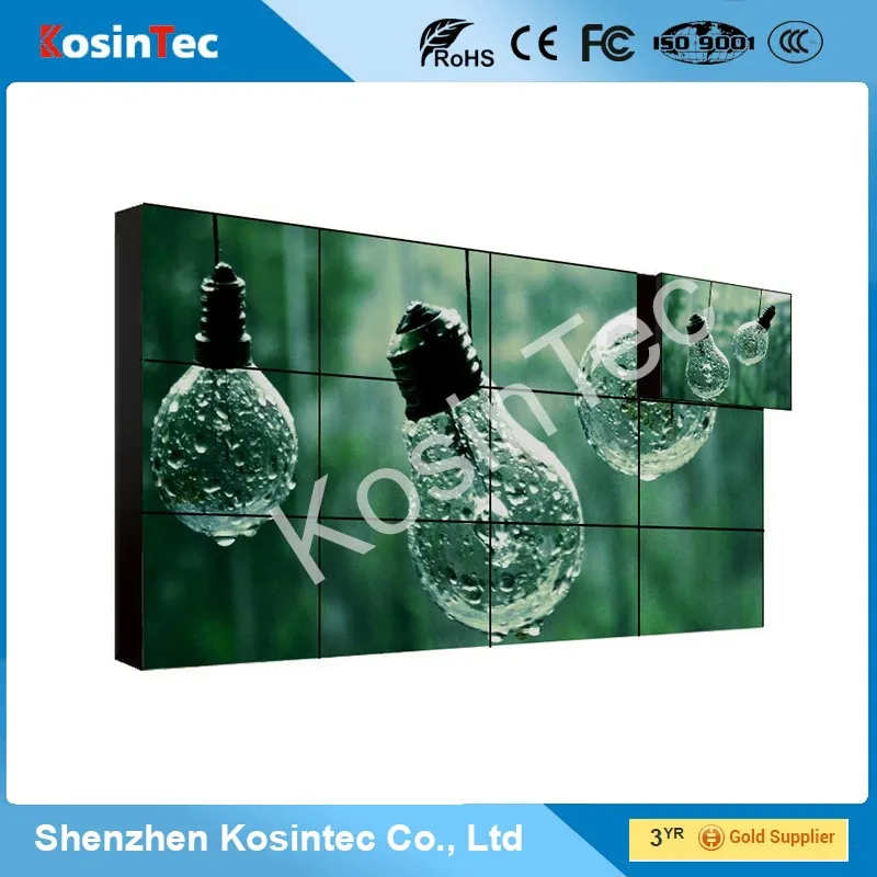 46 inch video wall,lcd TV wall ,led TV wall with super narrow bezel lcd video wall factory