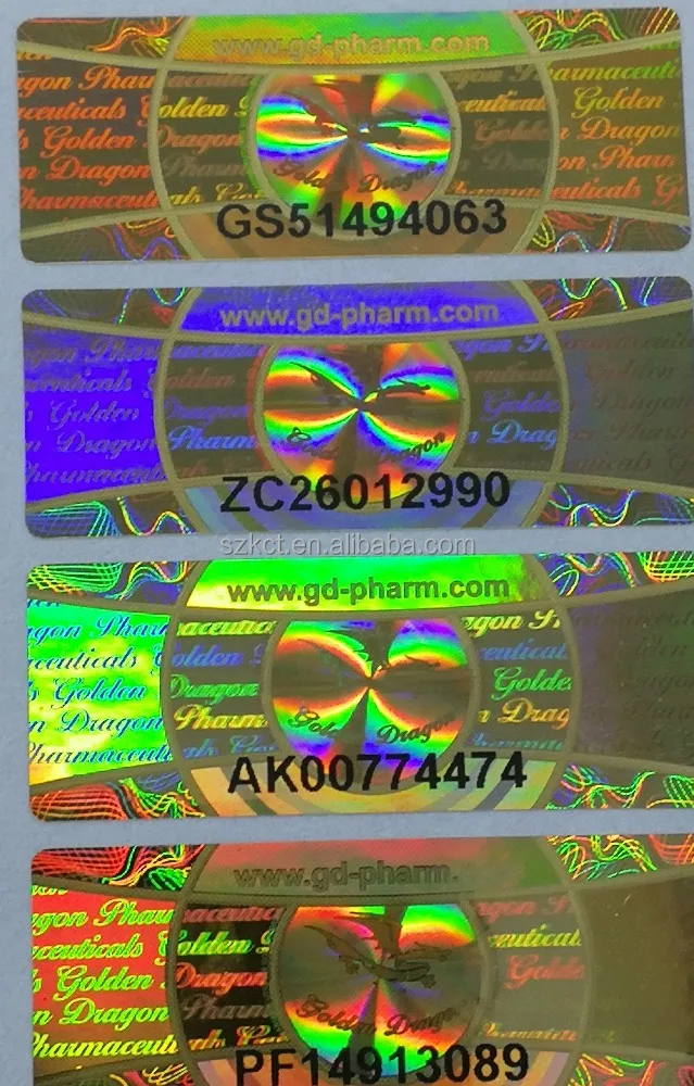 
Customize New Design Labels Secure 3d Hologram Sticker 