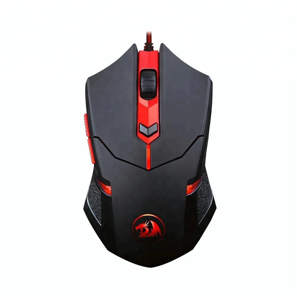 Redragon CENTROPHORUS M601 3200 DPI Gaming Mouse 6D Optical USB Wired Mouse with side buttons for PC Desktop