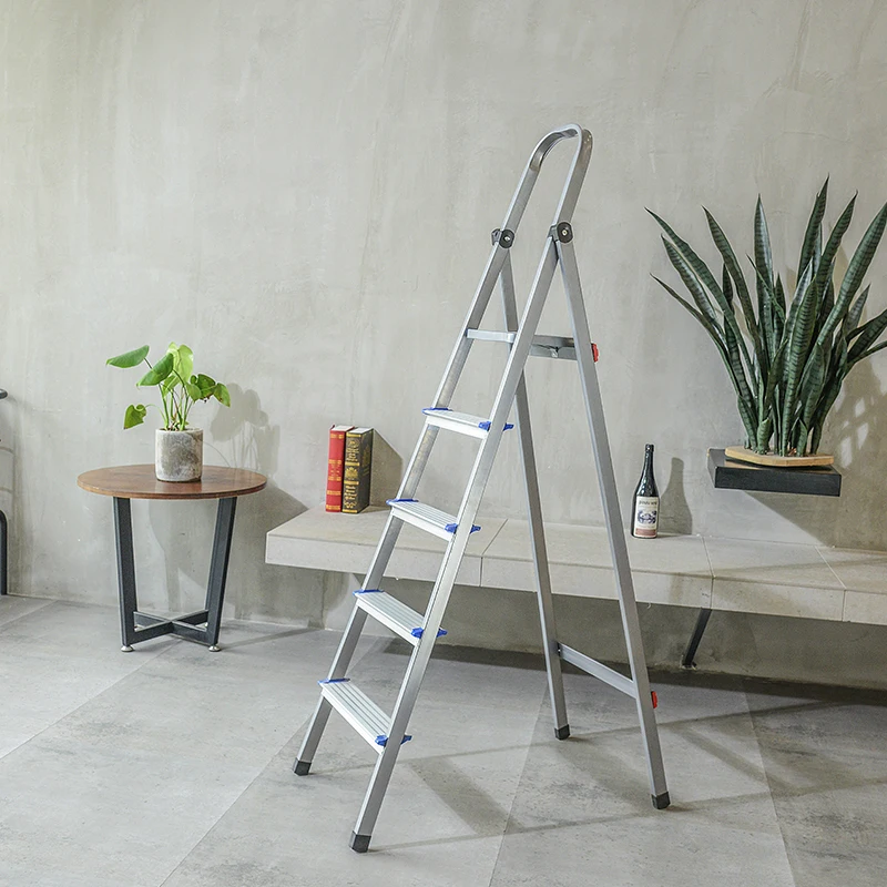Best price home use folding ladder save space foldable ladder