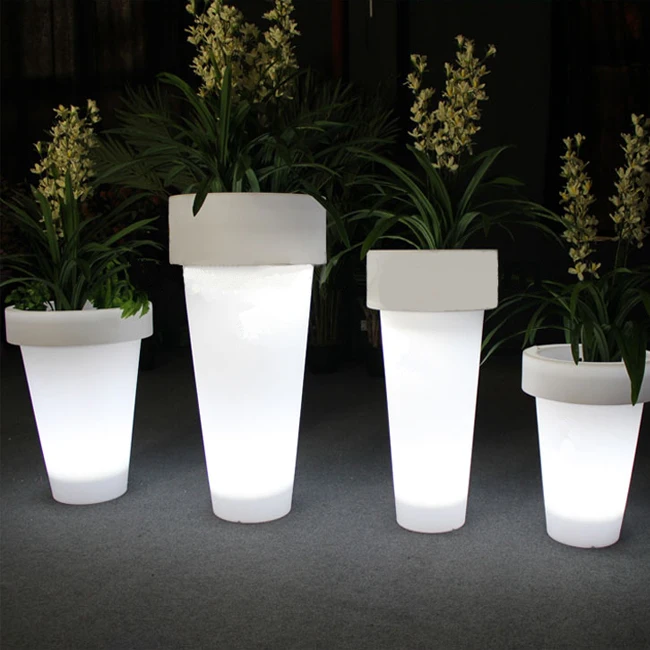 luxury party decorations led outdoor flower pot led indoor potted plants grow light