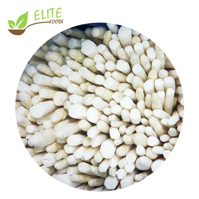 Frozen White Asparagus Organic IQF White Asparagus Cuts with good price