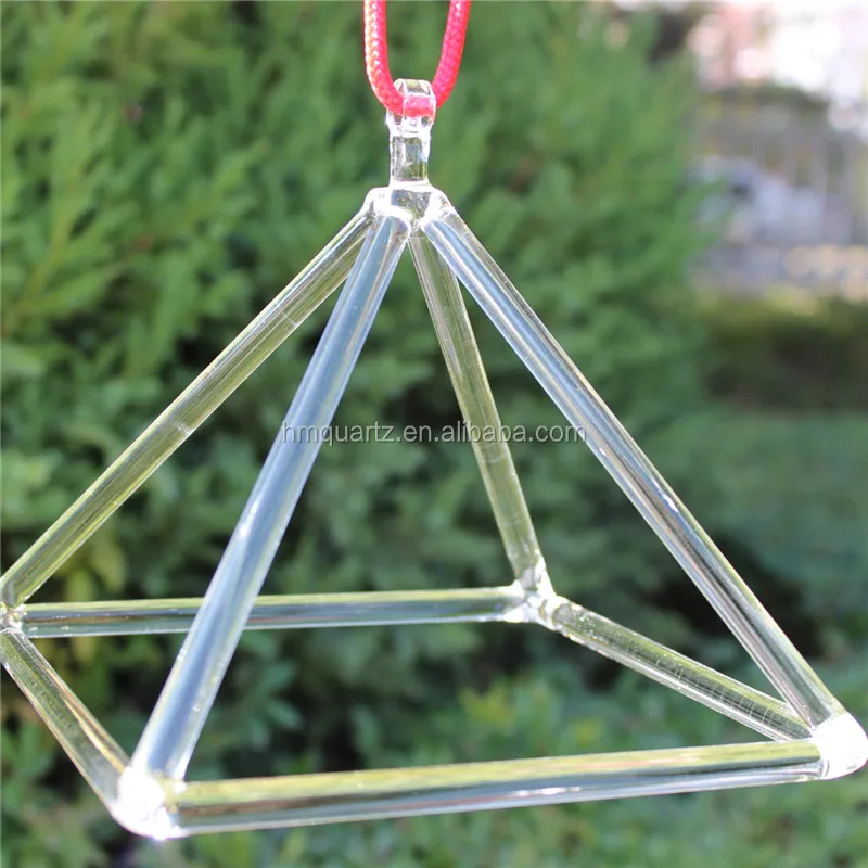 Natural Quartz Crystal Clear Singing Pyramids For Sound Therapy