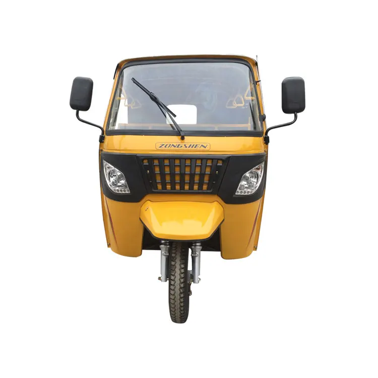 Zongshen 200CC 6 Passenger Motorized 3 wheeler tuk tuk Petrol bajaj auto rickshaw price picture