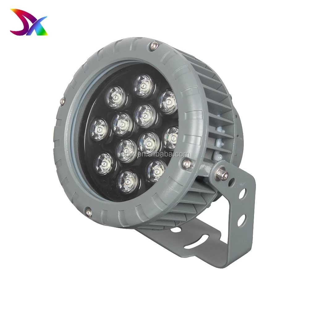 Projector Outdoor Round LED Floodlight Price 36W 12W 24W 18W Led Flood Light DMX RGB LED Flood Light