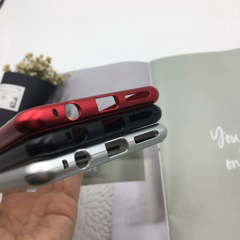 Adsorption Magnetic Case for Samsung Galaxy S10 Case, Magnetic Metal Clear Tempered Glass Back Cover for Samsung Galaxy S10 Plus