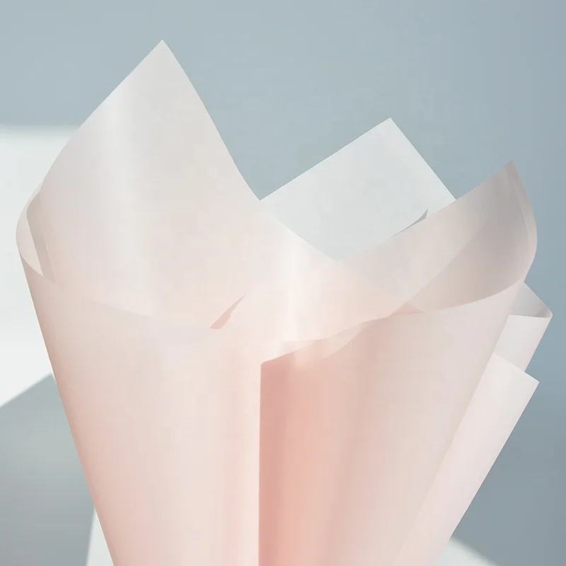 Оптовая продажа, Лидер продаж, полупрозрачная подарочная бумага с цветами, водонепроницаемая простая бумага для лица с туманом, мягкая легкая оберточная бумага