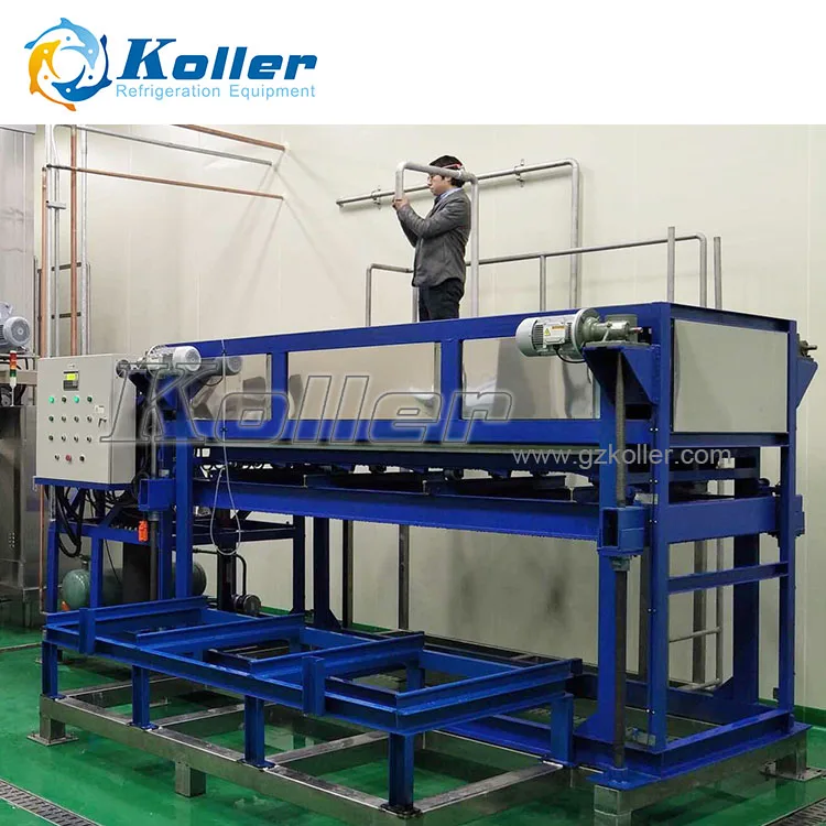 Top Quality Direct Cooling Ice Block Machine Producing Edible Blockk Ice 5000KG/day (DK50)