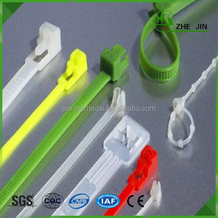 Чжэ Чжин 2016 Yueqing Производителей Оптовая Дешевые Разъемные Кабельные Стяжки Нейлоновые