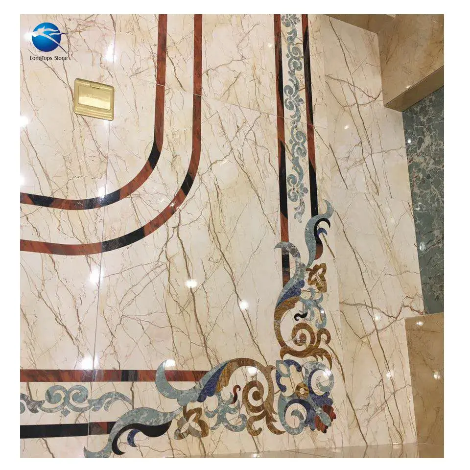 marble medallions waterjet marble tiles stone floor patterns square marble floor medallions