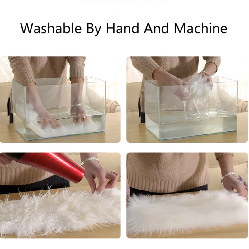 wholesale hot selling on high quality  faux  fur area  rugs