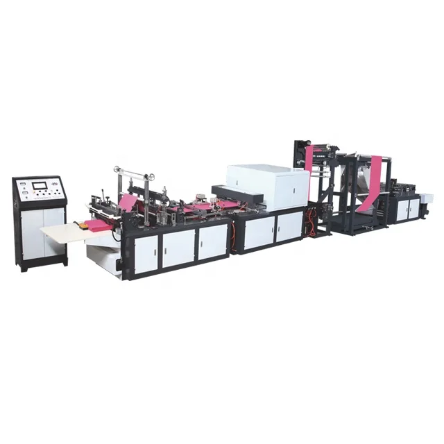 manufacturer making pp non woven shopping bag making machine product auto non-woven t-shirt bag making machine