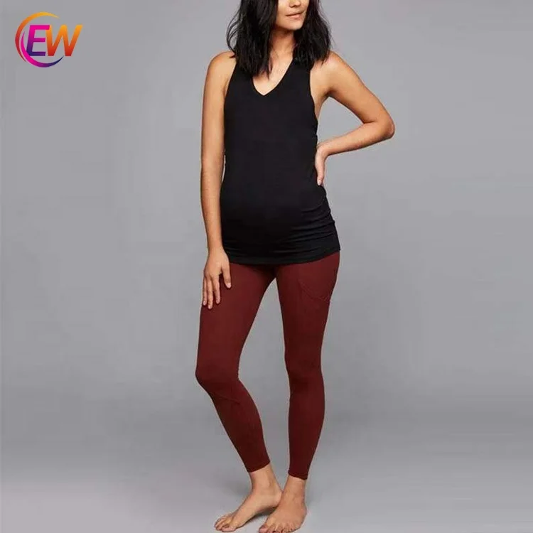 Оптовая продажа OEM & ODM эластичные Леггинсы для беременных с высокой