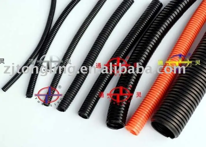 Plastic corrugated tube