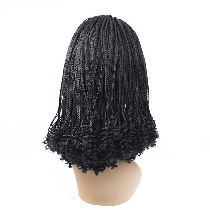 Cheap Human Hair Lace Front Wig Synthetic Wig Soft Dreadlocks Braids Wig
