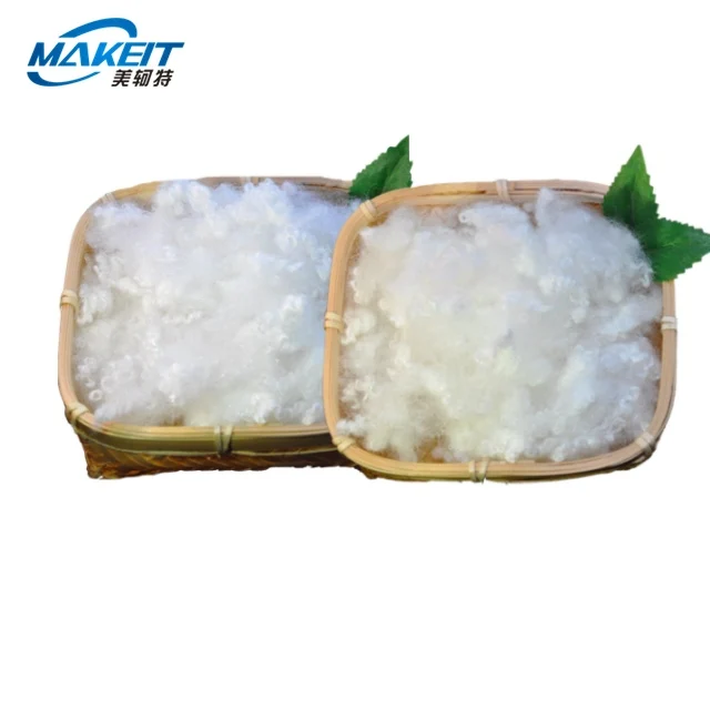 
Makeit factory lowest price pillow filling material polyester staple fiber 