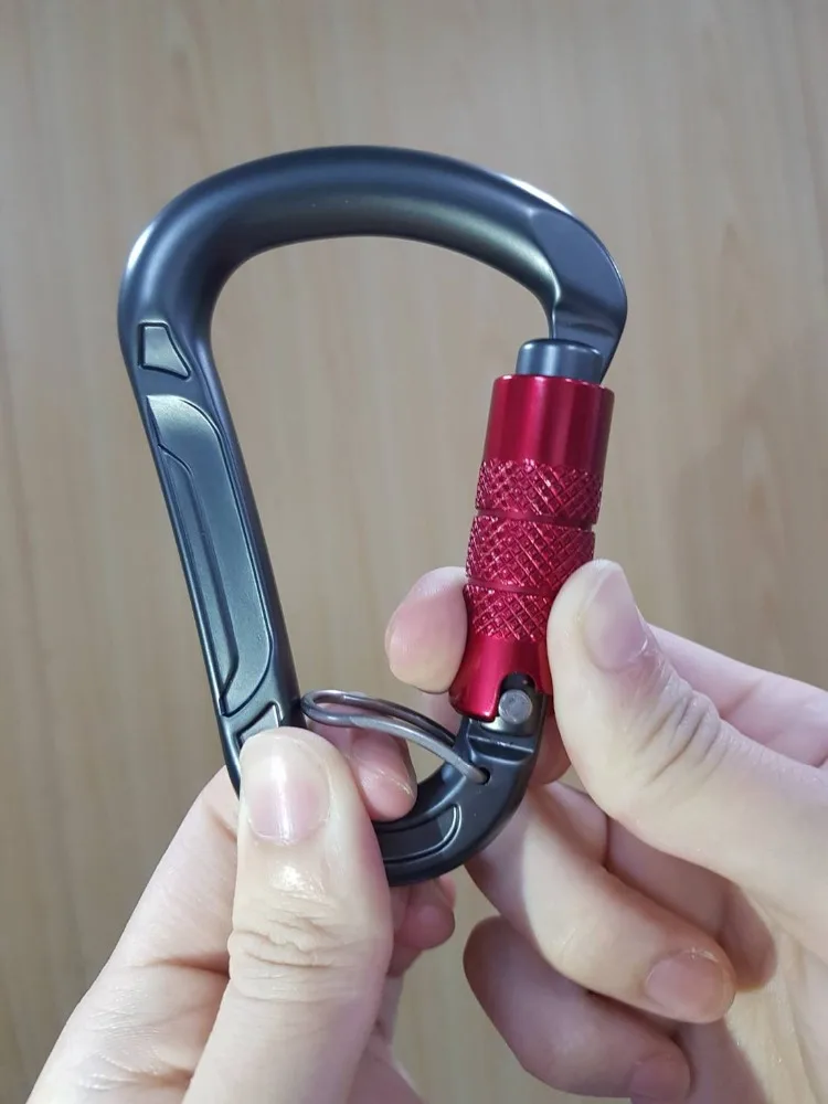 Aluminum Rescue Hanging Safety Carabiner Bulk