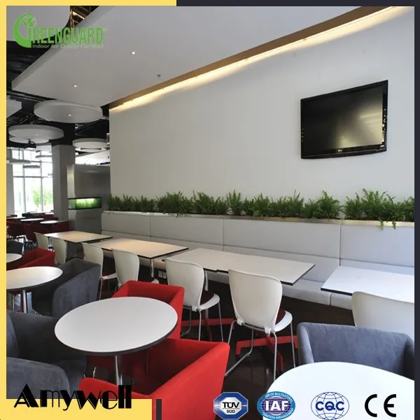 Amywell CNC customized  waterproof formica hpl round counter tops