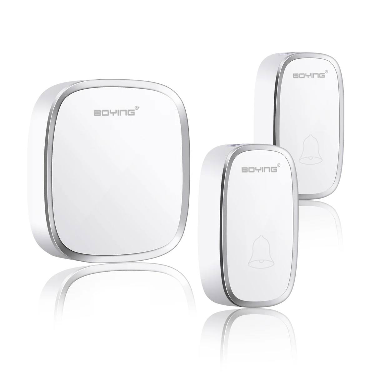 
New Arrival 110V-240V Uk US AU EU plug led 36 ring tones tune song mini wireless doorbell 