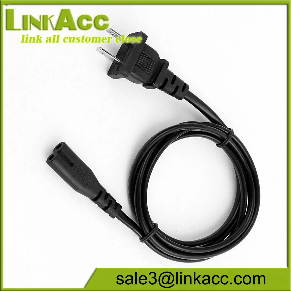 2-Prong AC Power Cord Cable Lead For HP Deskjet Printer Scanjet Scanner Adapter